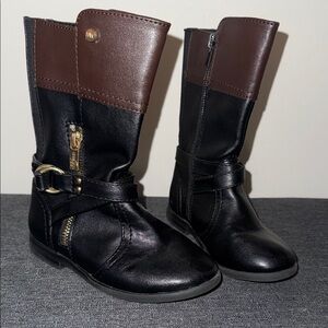 Nine West Black and Brown Kids Boots